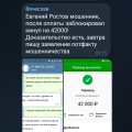 Отзыв о Мошенник: Мошенник Евгений Ростов 89895214587 +79895214587