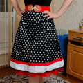 Отзыв о E-ledi.ru винтажные платья: Черное платье в горошек в стиле 1950-х годов
