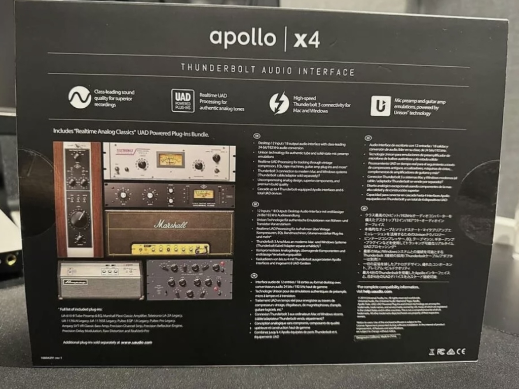RnB-world.com - UAD Apollo x4 аудио-интерфейс