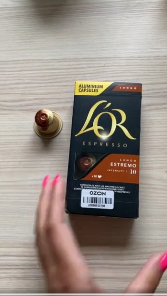 Капсулы L'or Espresso Lungo Estremo - Насыщенный, бодрящий - то, что надо